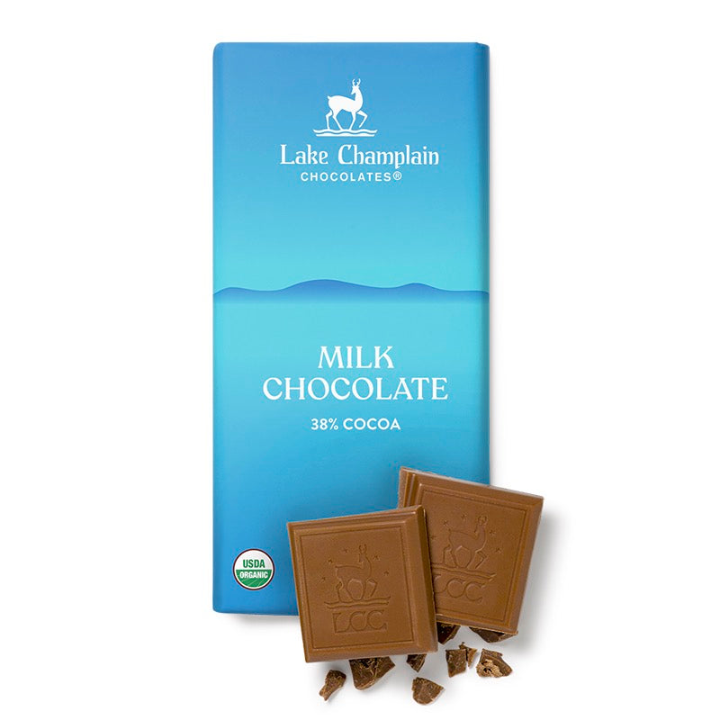 Lake Champlain Milk Chocolate Organic Bar 3.25OZ