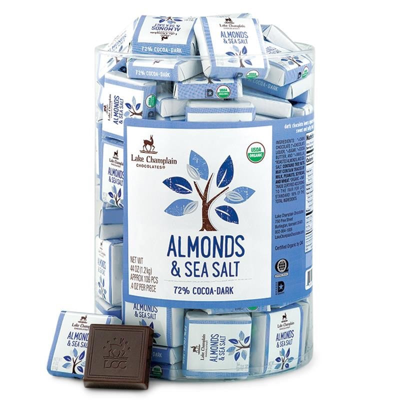 Lake Champlain Almonds & Sea Salt Square 11g