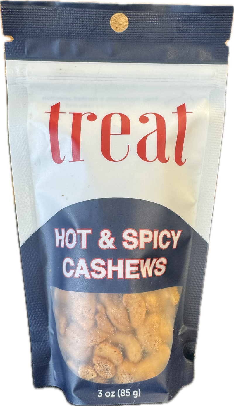 Treat Hot & Spicy Cashews 3OZ EM