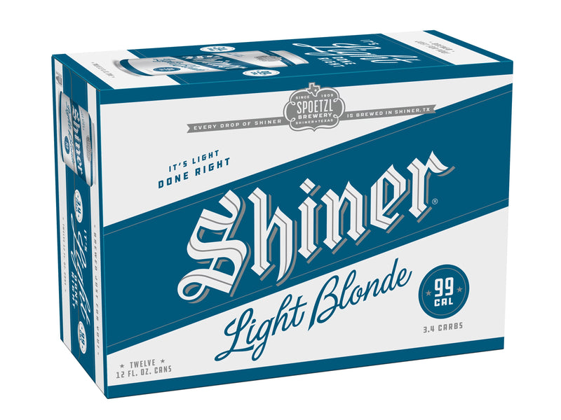 Shiner Light Blonde Cans 12OZ 12PK SE