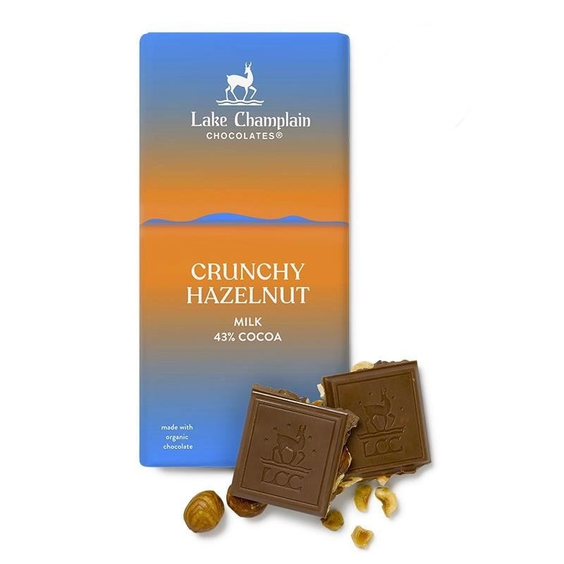 Lake Champlain Crunchy Hazelnut Organic Bar 3.25OZ