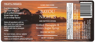 Bayou Nights Grilled Pineapple & Brown Sugar Syrup 4OZ