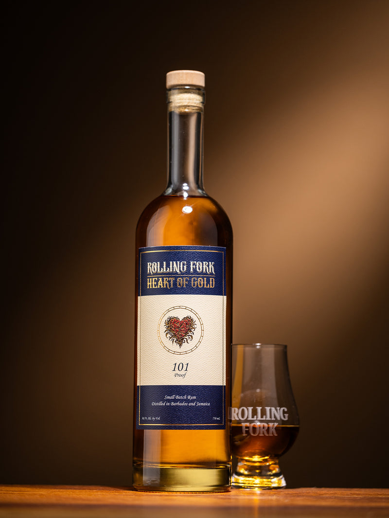 Rolling Fork Heart of Gold 101 Proof Rum 750ML UC