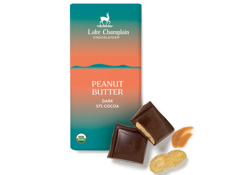 Lake Champlain Peanut Butter Organic Bar 3.25OZ