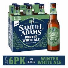 Sam Adams Winter White Ale 6pk 12oz CC