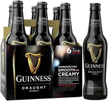 Guinness Draught Bottles 6PK 12OZ CC