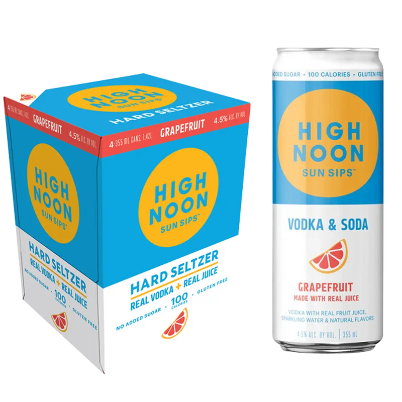 High Noon Grapefruit 4PK 355ML G