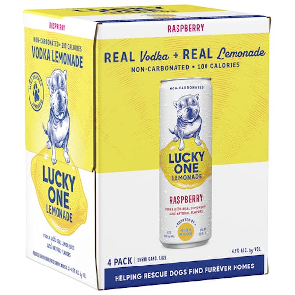 Lucky One Lemonade Raspberry 4PK 355ML G