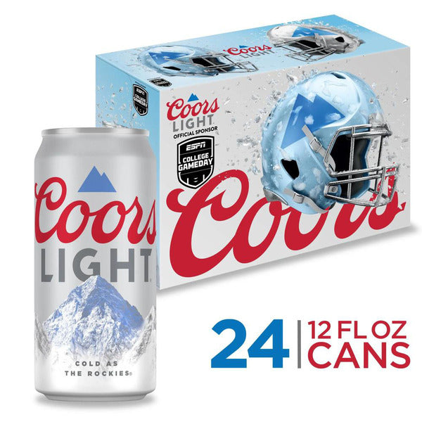 Coors Light, 24 Pack Cans 12OZ C