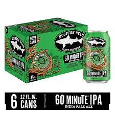 Dogfish Head 60 Minute IPA CANS 6PK 12OZ C