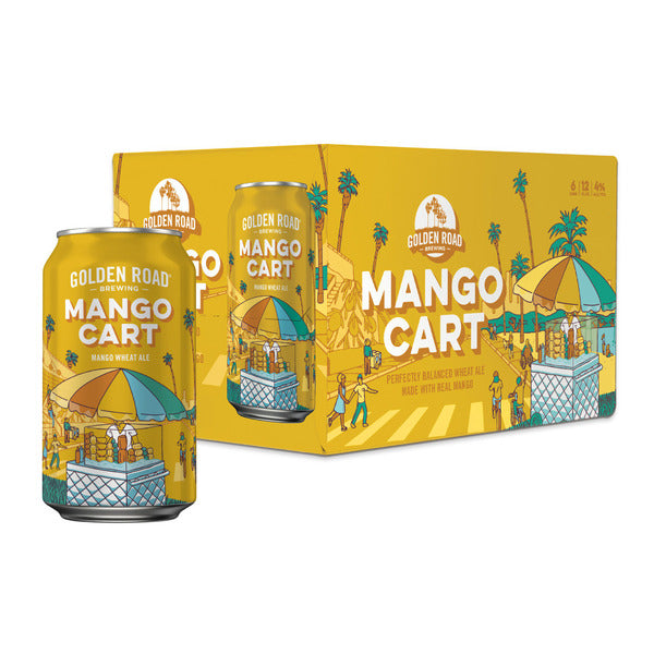 Golden Road Mango Cart Wheat Ale 6PK 12OZ SE