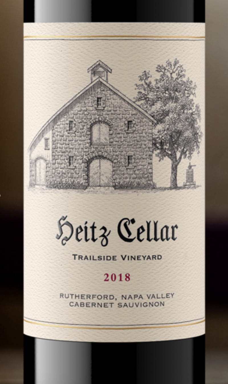 Heitz Cellar Rutherford Napa Valley Trailside Vineyard Cabernet Sauvignon 2018 750ML R