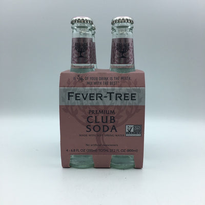 Fever Tree Club Soda Water 4PK 200ML C