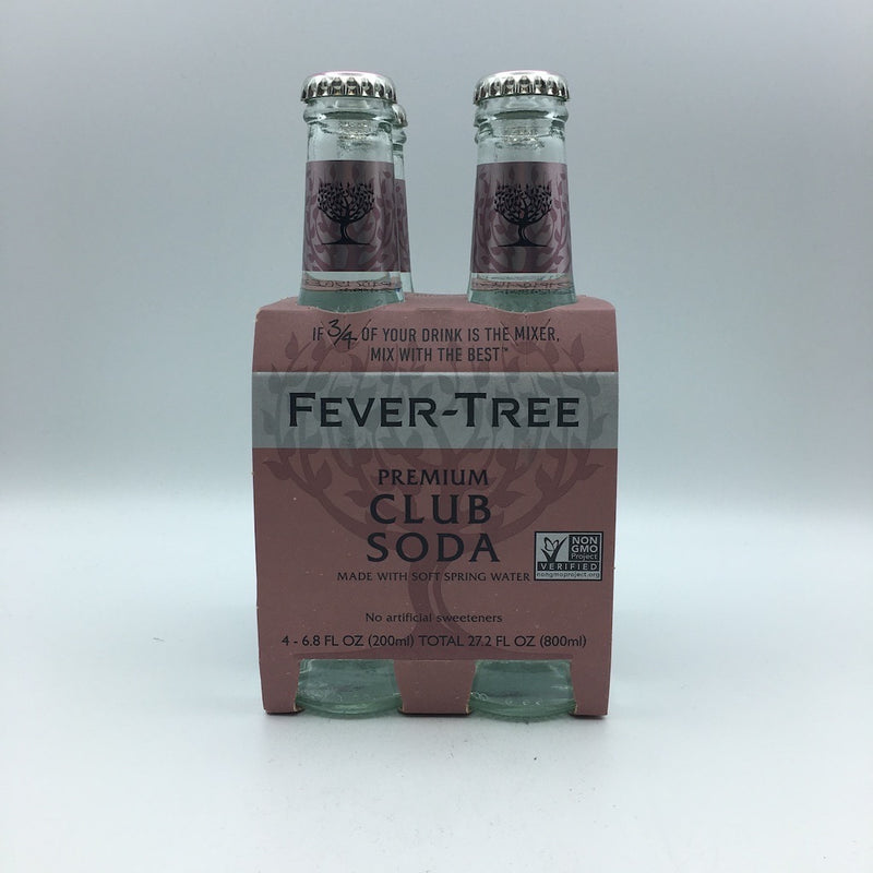Fever Tree Club Soda Water 4PK 200ML C