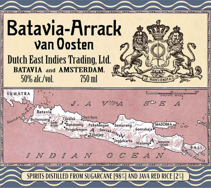 Van Oosten Batavia Arrack 750ML L