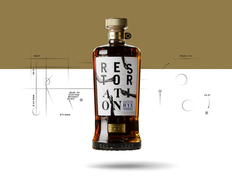 Castle & Key Restoration Kentucky Rye Whiskey 750ML R